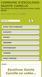Mobile Screenshot of escolives-ste-camille.fr